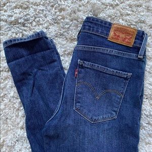 LEVI 721 high rise skinny jeans